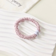 ใหม่! ยางมัดผมผ้าไหม 100% Mulberry Silk Scrunchies แบรนด์ Madam peony ไซส์ S