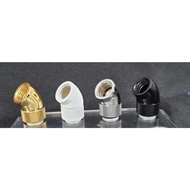 Fitting Water Radiator Connecting Angle 45 Rotates 360