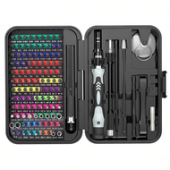 132-IN-1 Precision Screwdriver Set with 108pcs Color-coded for Smartphone Laptop/Eyeglass/Watch/Toys