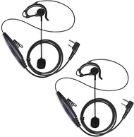 TWAYRDIO Walkie Talkie Earpiece for Baofeng UV5R UV82 F8HP BF888S Retevis RT22 RT21 RT68, Two Way Ra
