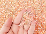 Iridescent Crispy Bingsu Beads for Crunchy (BTL) Slime, Iridescent Straw Beads, 3D Glitter, Slime Su