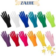 ZAIJIEE Sunscreen Gloves, Full Fingers Party Dress Performance Gloves,  Solid Color Spandex Spandex 