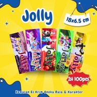 Jolly Plastic Ice Cream Packaging Popsicle Wrap Contents 100Pcs M
