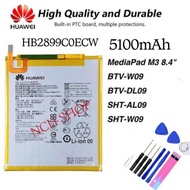 Huawei MediaPad T5 10 AGS2-L09 AGS2-W09 AGS2-L03 AGS2-W19 / MediaPad M3 8.4 "HB2899C0ECWแท็บเล็ต100%