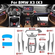 For BMW X3 IX3 2020-2023 Car Interior Center Console Dashboard Navigation TPU Anti-scratch Protector