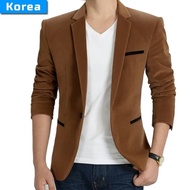 Jas/Jaz Blazer Formal Casual Pria Korea Willy Slim Fit Body Fit Matt Katun Strecth - Jas Almamater W