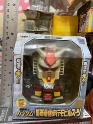 景品 高達 大河原邦男 Gundam Rx-78-2 攜帶電話電動發光步行