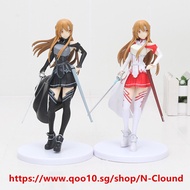Anime SAO Sword Art Online Asuna Yuuki Kirito Collection Action Figure Model Toy 18cm RC700