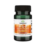 U.S. Original Swanson Active Vitamin B6 (Pyridoxal -5-Phosphate) P-5-P 20mg 60 tablets