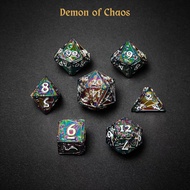 NEW Cyberpunk Angel Devil Wings Tabletop Role Playing Game Dice Set For RPG Dungeons And Dragons DND