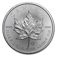 2015 Canadian Maple Leaf 1 oz .9999 Silver Coin 1oz