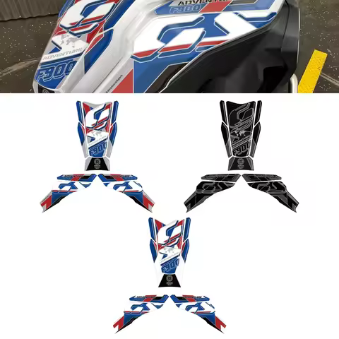 For BMW F900GS Adventure F 900 GS ADV 2024 2025 Motorcycle 3D Gel Tank pad Protector Stickers Knee T