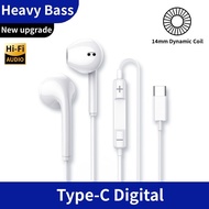 Original Type C Wired Earphone For Samsung Galaxy S25 S24 S23 S21 S22 Ultra Plus 3.5mm Earbuds HD MI
