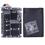 2 in 1 M.2 NGFF SSD to  3.0 Adapter Converter Case Enclosure 6Gbps SSD Case Support 2230 2242 2260 2