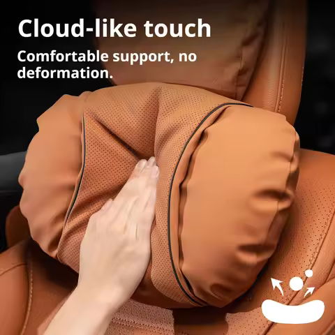 Car Seat Headrest Restraint Auto Safety Head Neck Rest Relax Pillow For BMW I3 I4 I5 I6 I7 IX1 IX2 I