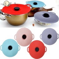 SUEREN Silicone Pan Pot Lid Cover Multifunction Leak-proof Dustproof Household Food Fresh Keeping Co
