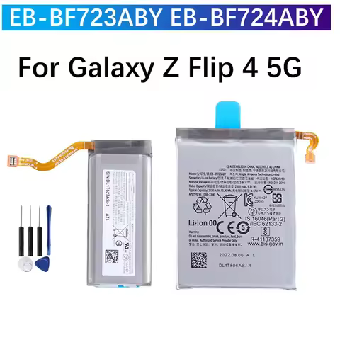 EB-BF723ABY EB-BF724ABY Battery For Samsung Galaxy Z Flip 4 5G F723 F724 + Free Tools