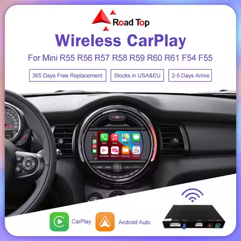 Wireless CarPlay for Mini R55 R56 R57 R58 R59 R60 R61 F54 F55 Clubman Countryman Hardtop John Cooper
