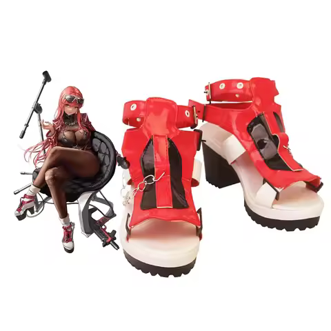 Nikke Goddess of Victory Volume Cosplay Shoes High Heel Sandals Custom Made