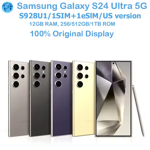 Samsung Galaxy S24 Ultra 5G S928U1 Smart Android Phone 6.8-inch 200MP 45W Samsung Smartphone 5000mAh