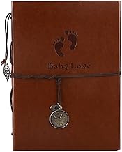 Photo Album 4x6 160 Photos, Leather Photo Albums with Writing Space With 30 Writing Paper, Travel Fa