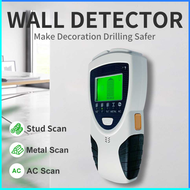 COD Tucuxi Detektor Logam Kayu 5 in 1 Wall Scanner Alarm LCD Backlit / pendeteksi logam emas dalam t