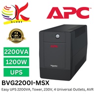 APC BVG2200I-MSX EASY UPS 2200VA / 1200W, TOWER, 230V, 4 UNIVERSAL OUTLETS, UPS, AVR, *UNINTERRUPTIB