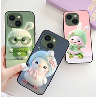 Case for Iphone 13 / ip 13 mini / ip 13 pro / ip13 pro max with cute chicken and rabbit print, flexi