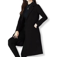 blazer cewek wanita dewasa panjang muslimah import long coat wanita korean style terbaru kekinian