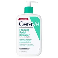 CeraVe Foaming Cleanser, Suitable for Oily Skin,+Ceramide+Niacinamide Daily Cleanser, Fragrance Free