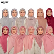 ALYSS Tudung Bawal Suri Plain Cotton Voile Bidang 50 & 60 [New]