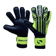 Sondico Unisex Adults Aerospine Goalkeeper Gloves (Black/Yellow) - Sports Direct