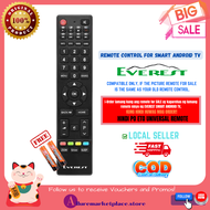 Everest Smart Android TV Remote | TV Remote Control Everest Sample Model et43f7bts Must Be Identical to Your Previous Everest TV Remote Control!!