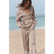 Gray Blouse || LightGray Leisure 1