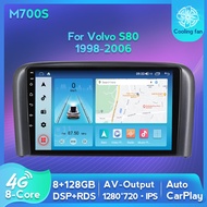 ☂8G 128G Android 11 All In One Car Video Player for Volvo S80 1998-2006 IPS 1280*720 Auto Radio oP