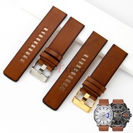 Vintage Leather Watch Strap Leather Band for Men Compatible with Diesel DZ4318 DZ7395 DZ1657 DZ7936 Watch Bracelet