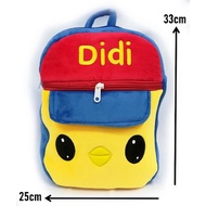 DIDI AND FRIENDS BACKPACK BAG 3-8 YEARS OLD LARGE 33CM X 25CM