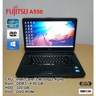 โน๊ตบุ๊คมือสอง Notebook FUJITSU A550 Intel Core i3 M350(RAM:4GB/HDD:320) นำเข้าจากญี่ปุ่น