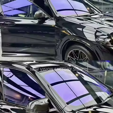 0.5mX6m Blue/Purple/Red/Orangee Chameleon Film Sides Window Color Chanage Foils Car Window Tint Prot