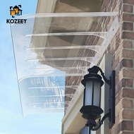 KOZEEY Entry Door Window Awning Exterior Window Awning  Shelters Clear Door Awning Patio Awning Cano