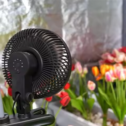 【Rushed】Grow Tent Clip Fan Quiet Oscillating Ventilation For Hydroponics Circulation Cooling For Hyd