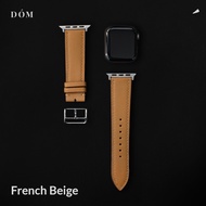 สําหรับแอปเปิ้ลวอช สายนาฬิกา หนังแท้ Appple Watch Strap DOM TYPE 04 - สายนาฬิกาหนังแท้ Full Grain สา