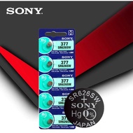 【READY STOCK】Sony 377 SR626SW SR626 AG4 1.55V Silver Oxide Watch Battery SR626SW 377 Button Coin Cel