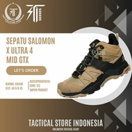 Salomon Mid GTX Gore-Tex Hiking Shoes - Made in CHN - Cream - HIKING SHOES - MOUNTAIN SHOES