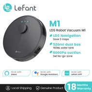 Lefant M1 Robot Vacuum Cleaner 6000Pa Suction Laser Navigation make Map Set No Go Zone App Control
