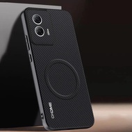 For Motorola Moto G85 5G Case Luxury Car Magnetic Holder Phone Case For Motorola G85 S50 Neo TPU Sil