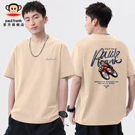 TSHIRT baggy phong cách Paul Frank mỹ hợp thời trang tay ngắn mềm cao cấp văn hóa in hình xe máy chấ