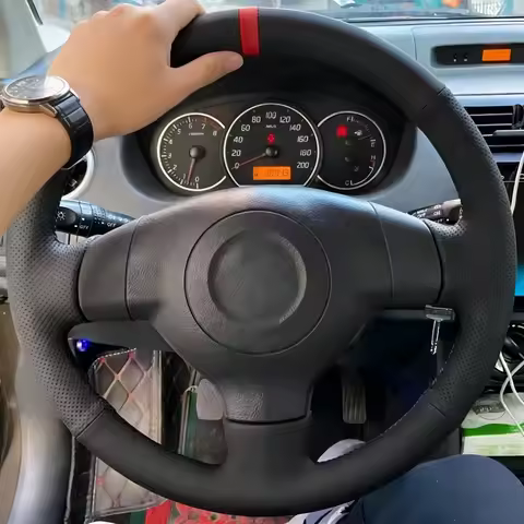 Hand Stitched Artificial Leather Sport Splash Opel Vauxhall 2005-2015 Steering Wheel Cover For Suzuk