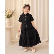 KATUN ChaChaBo - Haruka Skirt Set for Muslim Girls, Premium Cotton Skirt Set with Holes, Size S-XXXL