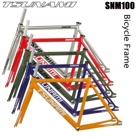 TSUNAMI SNM100 Bicycle Frame Single Speed Fixed Gear Aluminum Alloy Frame and Fork 49cm 52cm 55cm 58